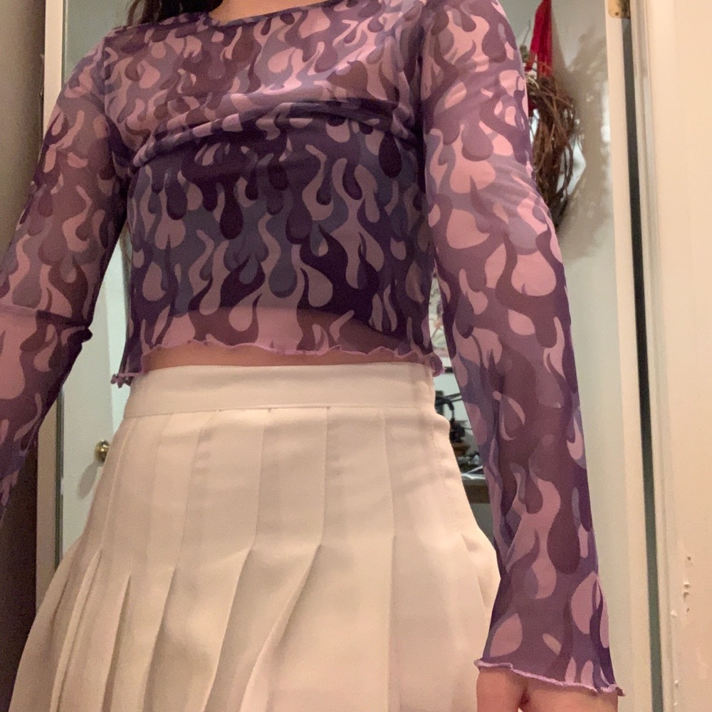 mesh flame long sleeve :)